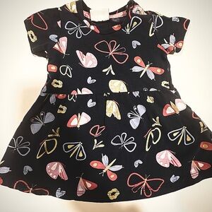 Charming Butterfly Print Kids Dress
